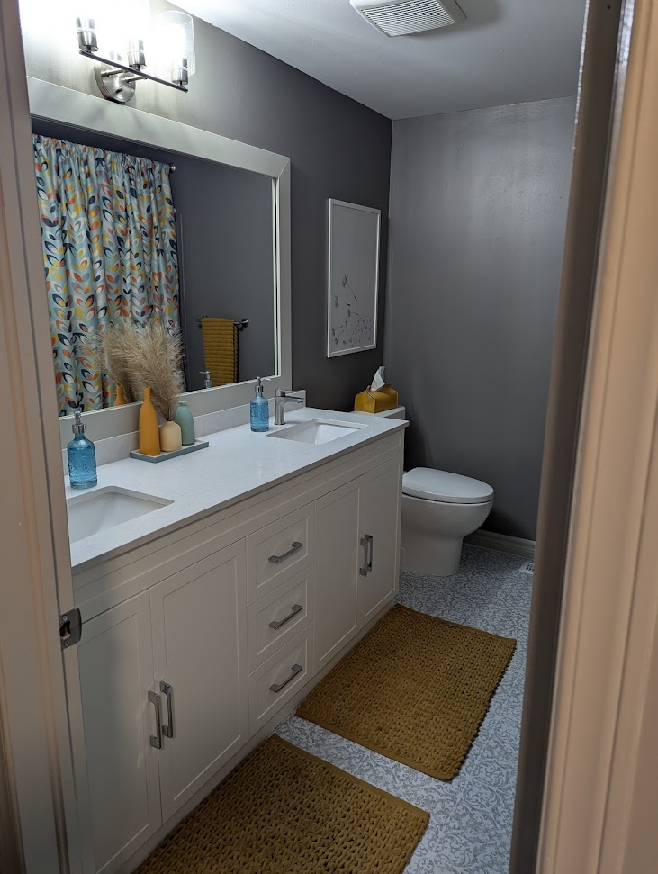 Bathroom vanity update
